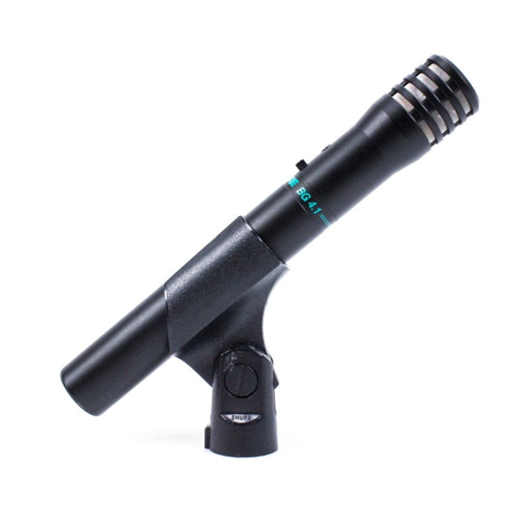Shure BG 4.1 Handbuch