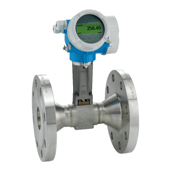 Endress+Hauser Proline Prowirl F 200 PROFIBUS PA Betriebsanleitung