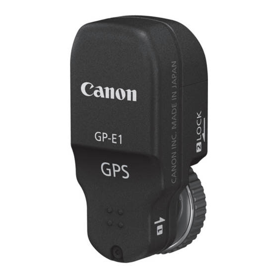 Canon GP-E1 Bedienungsanleitung
