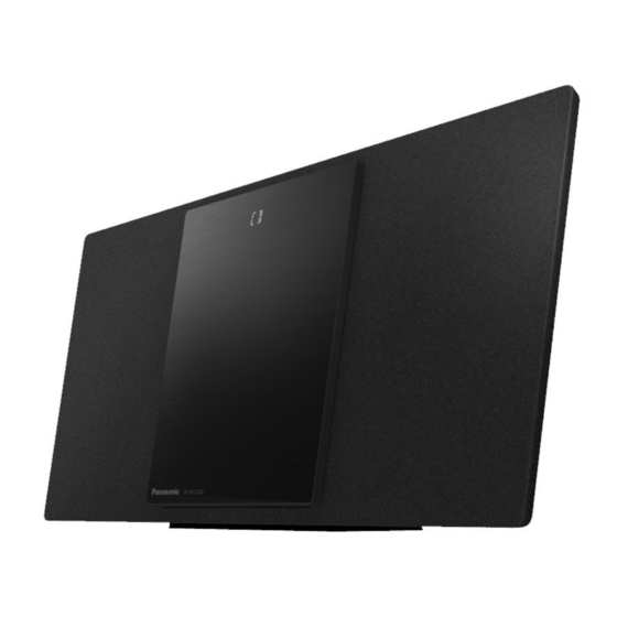 Panasonic SC-HC2040 Schnellstartanleitung