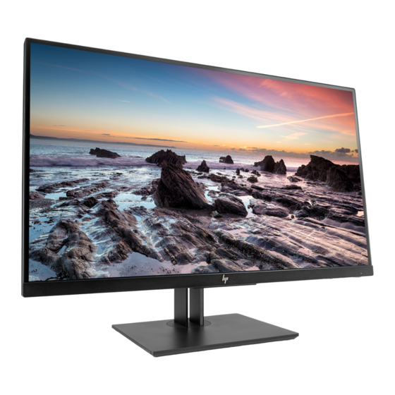 HP Z27n G2 Benutzerhandbuch