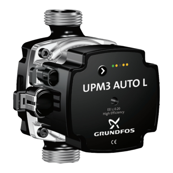 Grundfos UPM3 AUTO L Gebrauchs- Und Montageanleitung