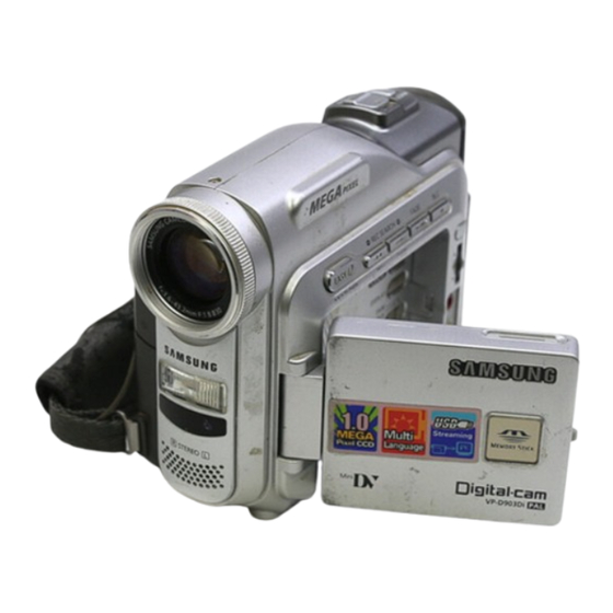 Samsung VP-D903 Bedienungsanleitung