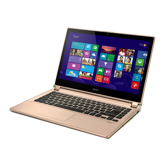 Acer Aspire V7-482P Benutzerhandbuch