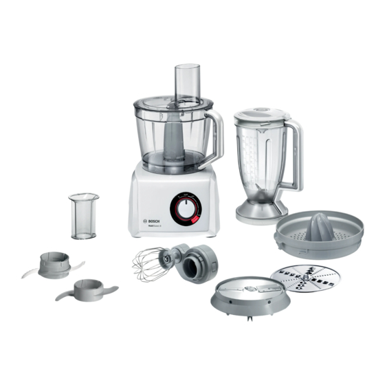 Bosch MultiTalent 8 MC812 Serie Gebrauchsanleitung