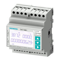 Siemens SENTRON 7KT PAC 1600 Gerätehandbuch
