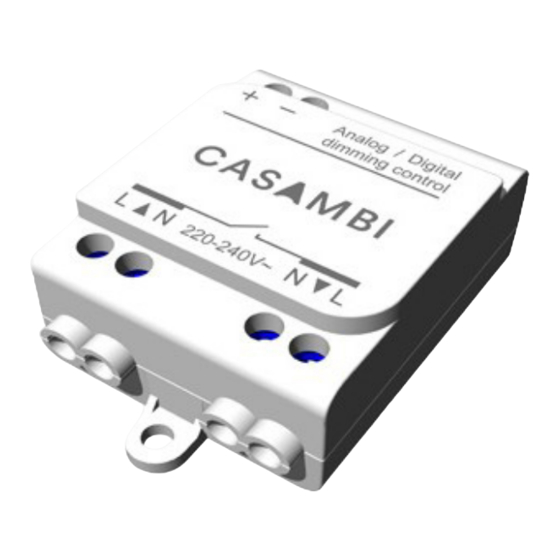 Casambi CBU-ASD Bedienungsanleitung