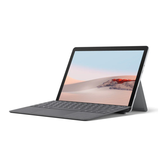 Microsoft Surface Go 2 Anleitung