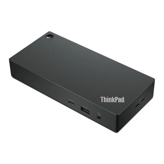 Lenovo ThinkPad USB-C Dock Handbücher