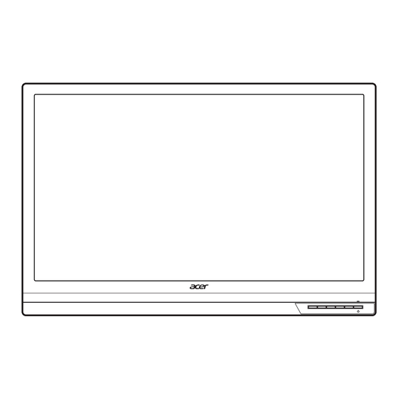 Acer P238HL Schnellstartanleitung