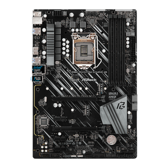 ASROCK Z390 Phantom Gaming 4S Bedienungsanleitung