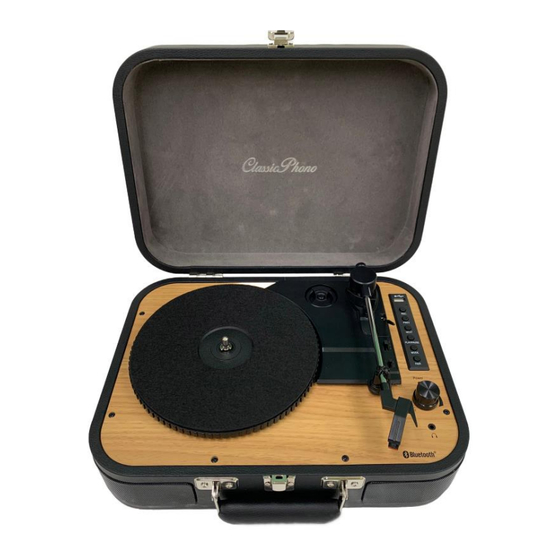 LENCO ClassicPhono TT-116 Bedienungsanleitung