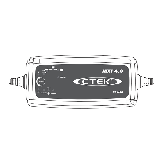 CTEK MXT 4.0 Bedienungsanleitung