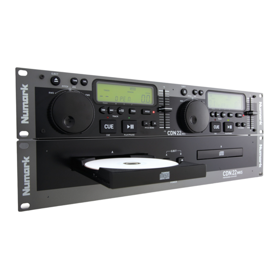 Numark CDN22 MK5 Kurzanleitung