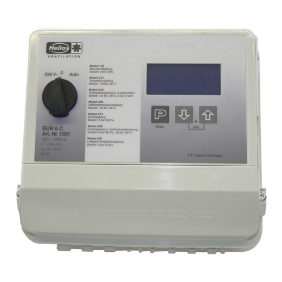 Helios EUR 6 C Montageanleitung