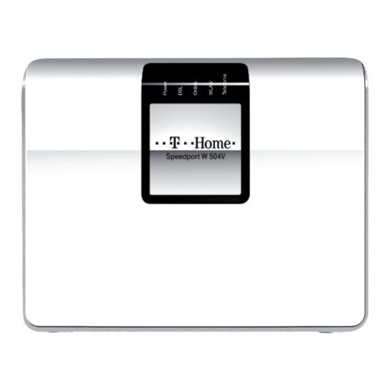 Telekom Speedport W 504V Einrichtung