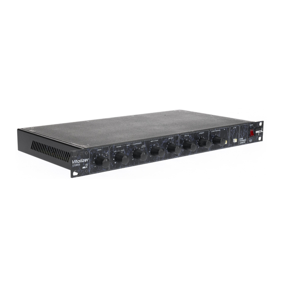SPL vitalizer stereo mk2 Bedienungsanleitung