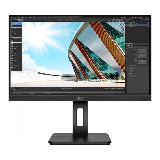 AOC U27P2 Bedienungsanleitung