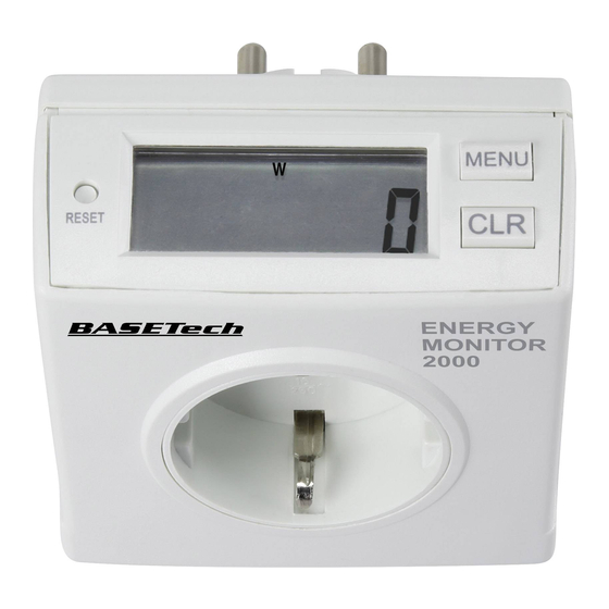 BASETech Energy-Monitor 2000 Gebrauchsanweisung