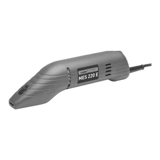 Meister MES 220 E Originalbetriebsanleitung