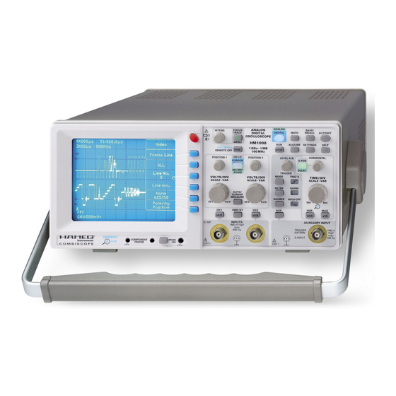 Hameg HM1008-2 Handbuch