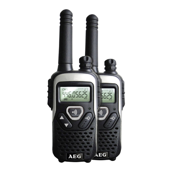 AEG PMR Voxtel R300 Handbuch