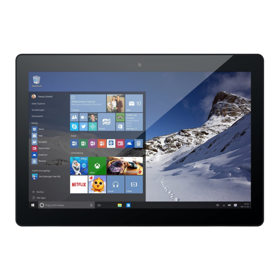 Odys Winpad 10 Kurzanleitung
