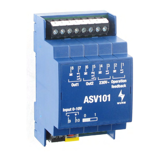 WURM ASV101 Handbuch