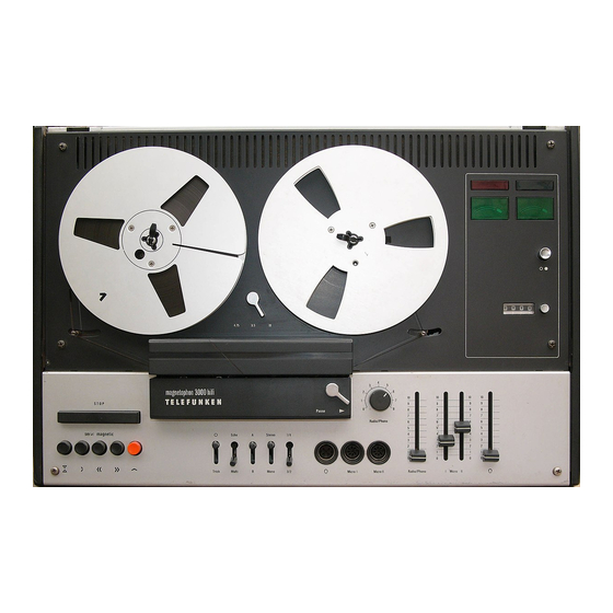 Telefunken 3000 hifi Bedienungsanleitung
