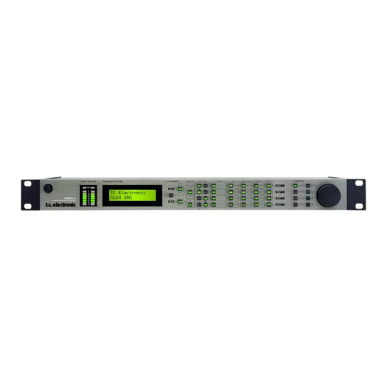 TC Electronic XO24 Handbücher