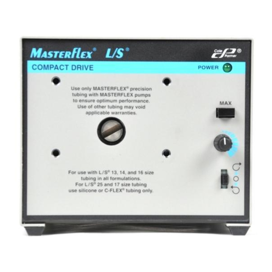 Masterflex 77200-12 Bedienungsanleitung