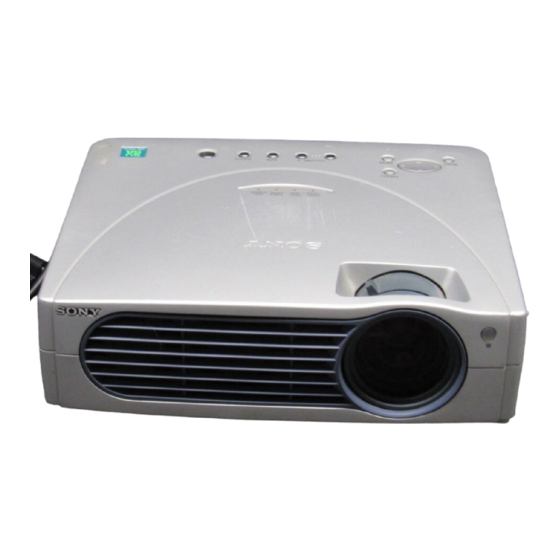 Sony VPL-CS10 Bedienungsanleitung