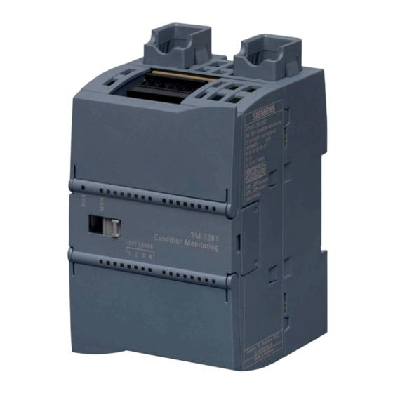 Siemens SIMATIC SIPLUS CMS1200 Betriebsanleitung
