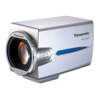 Panasonic WV-CZ362E Installationshandbuch