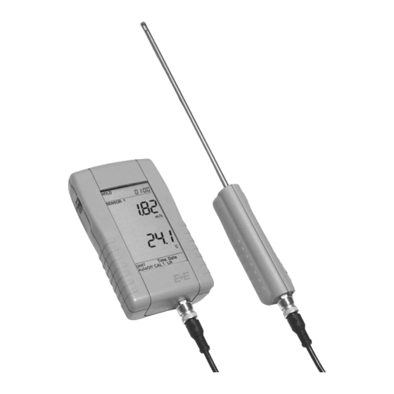 E+E Elektronik VELOPORT 20 Bedienungsanleitung
