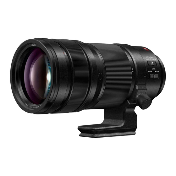 Panasonic S-E70200 Bedienungsanleitung
