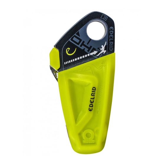 EDELRID OHM Bedienungsanleitung