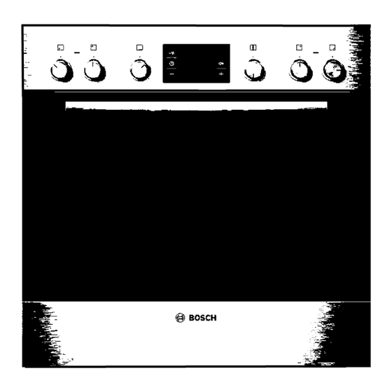 Bosch HEA23B155 Kurzanleitung