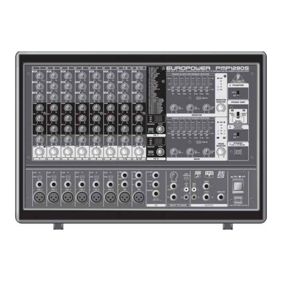 Behringer PMP880S Bedienungsanleitung