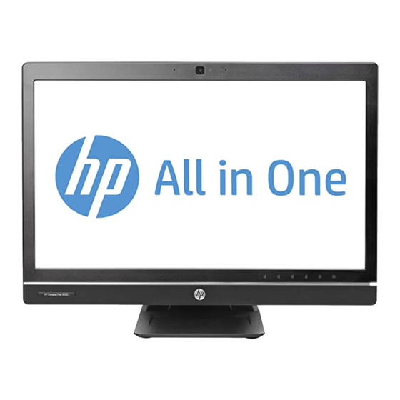 HP Compaq Elite 8300 Touch Referenzhandbuch