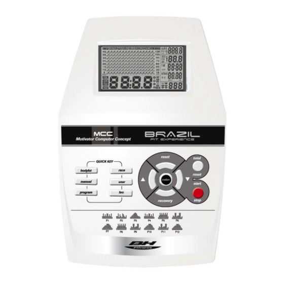 BH FITNESS G2370 Monitor Betriebsanleitung