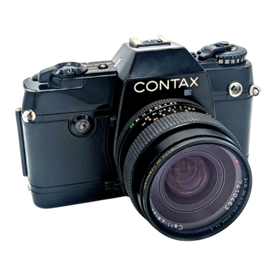 Contax 137 MD Quartz Bedienungsanleitung