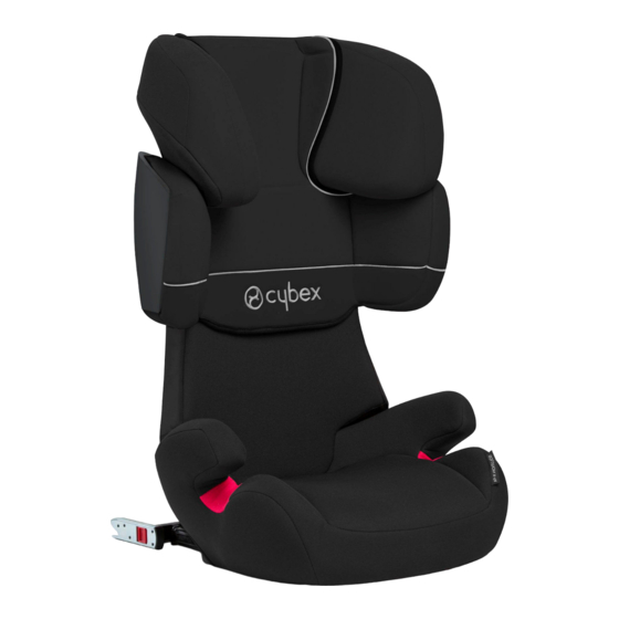 CYBEX SOLUTION X-FIX Handbuch