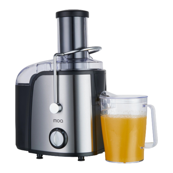 MOA Juice Extractor JE308 Bedienungsanleitung