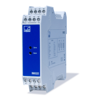 HBM RM4220 Bedienungsanleitung