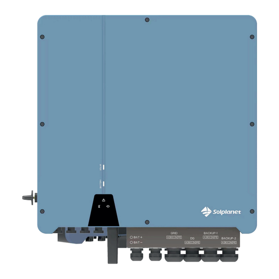 Solplanet ASW08KH-T1 Benutzerhandbuch