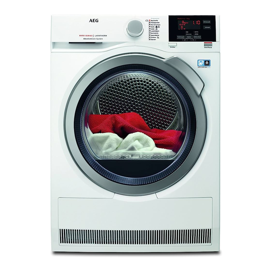 AEG T8DBA2 Benutzerinformation