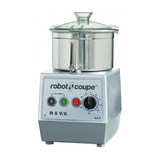 Robot Coupe R 5 Sicherheits- Und Bedienungshandbuch