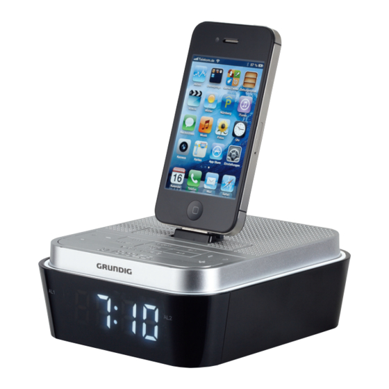 Grundig SONOCLOCK 930 IP Bedienungsanleitung