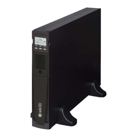 Riello UPS VSD 1500 Installations- Und Bedienungsanleitung